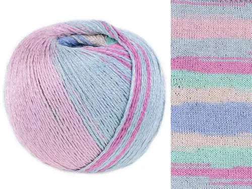 Luxury multicolor garn