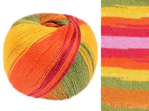 Luxury multicolor garn