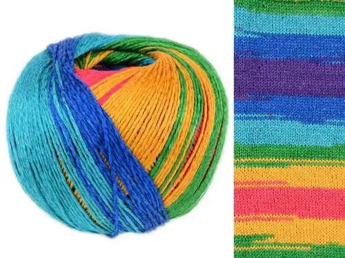 Luxury multicolor garn